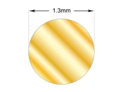 Gold Filled Sparkle Wire 1.3mm Half Hard