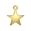 Gold Filled Star Charm 8mm