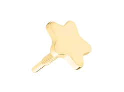 Gold Filled Star Labret Post 3mm