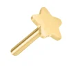 Gold Filled Star Labret Tube 3mm