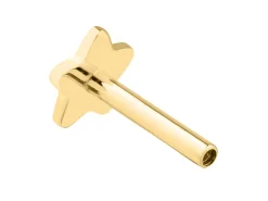 Gold Filled Star Labret Tube 3mm