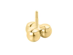 Gold Filled Trinity Ball Labret Post 3mm