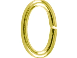 Gold Plated Jump Ring Oval 9.4mm Pack of 100