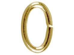 Gold Plated Jump Ring Oval 9.4mm Pack of 100