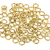 Gold Plated Jump Ring Round 10mm Pack of 100