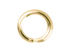 Gold Plated Jump Ring Round 4.5mm Pack of 100