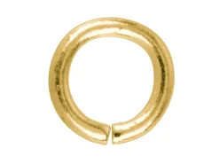 Gold Plated Jump Ring Round 7.5mm Pack of 100