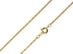 Gold Plated 1.8mm Barleycorn Chain 16"/40cm Unhallmarked