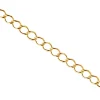 Gold Plated 4.5mm Extension Chain 3.3"/8.5cm With Dropper Large Unhallmarked