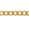 Gold Plated 6.0mm Open Curb Chain Loose 1 Metre Length Unhallmarked