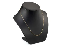 Gold Plated 1.6mm Oval Trace Chain 18