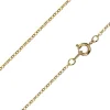 Gold Plated 1.6mm Oval Trace Chain 16"/40cm Unhallmarked