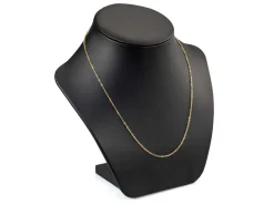 Gold Plated 1.6mm Oval Trace Chain 16