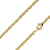 Gold Plated 1.8mm Prince Of Wales Rope Chain 18"/45cm Unhallmarked