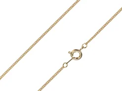 Gold Plated 1.2mm Round Curb Chain 18"/45cm Unhallmarked