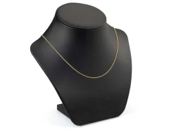 Gold Plated 1.2mm Round Curb Chain 18