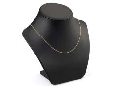 Gold Plated 1.2mm Round Curb Chain 16