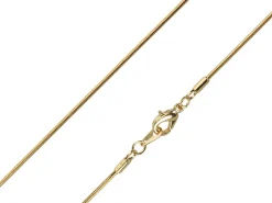 Gold Plated 1.1mm Round Snake Chain 16"/40cm Unhallmarked