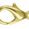 Gold Plated Oval Lobster Trigger Clasp Catch 13mm Pack of 10