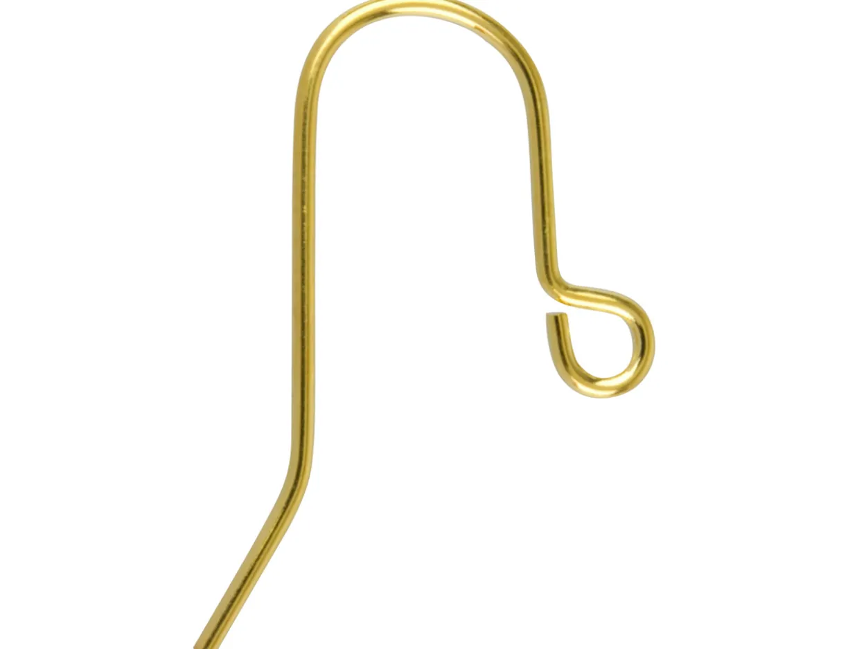 Gold Plated Plain Hookwire Pack of 10