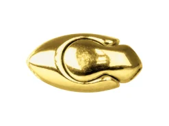 Gold Plated Sterling Silver Magnetic Clasp Oval 10x5mm