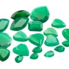 Green Agate, Mixed Shapes, Pack of 20
