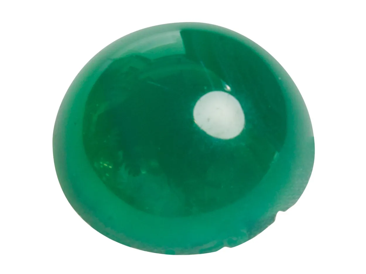 Green Agate, Round Cabochon 10mm