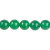 Green Agate Semi Pecious Round Beads 10mm, 16"/40cm Strand