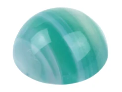 Green Stripe Agate Round Cabochon 8mm