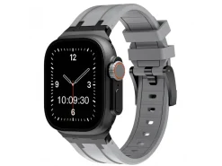 Grey Silicone Strap For Apple Watch, Compatible With 38/40/41mm Models