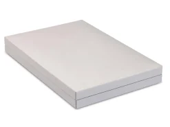 Grey Soft Touch Postal Necklace Box