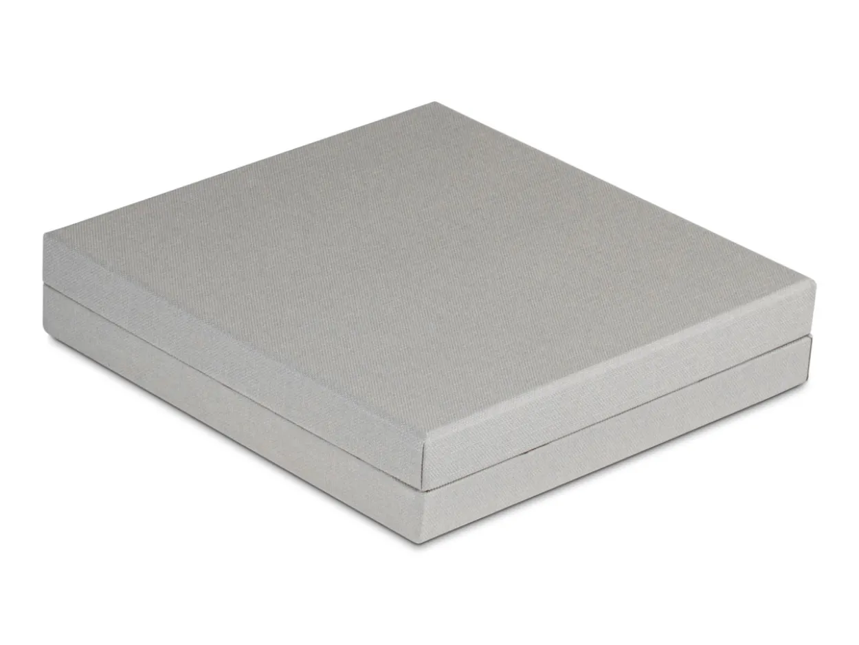 Grey Textured Eco Necklace Box