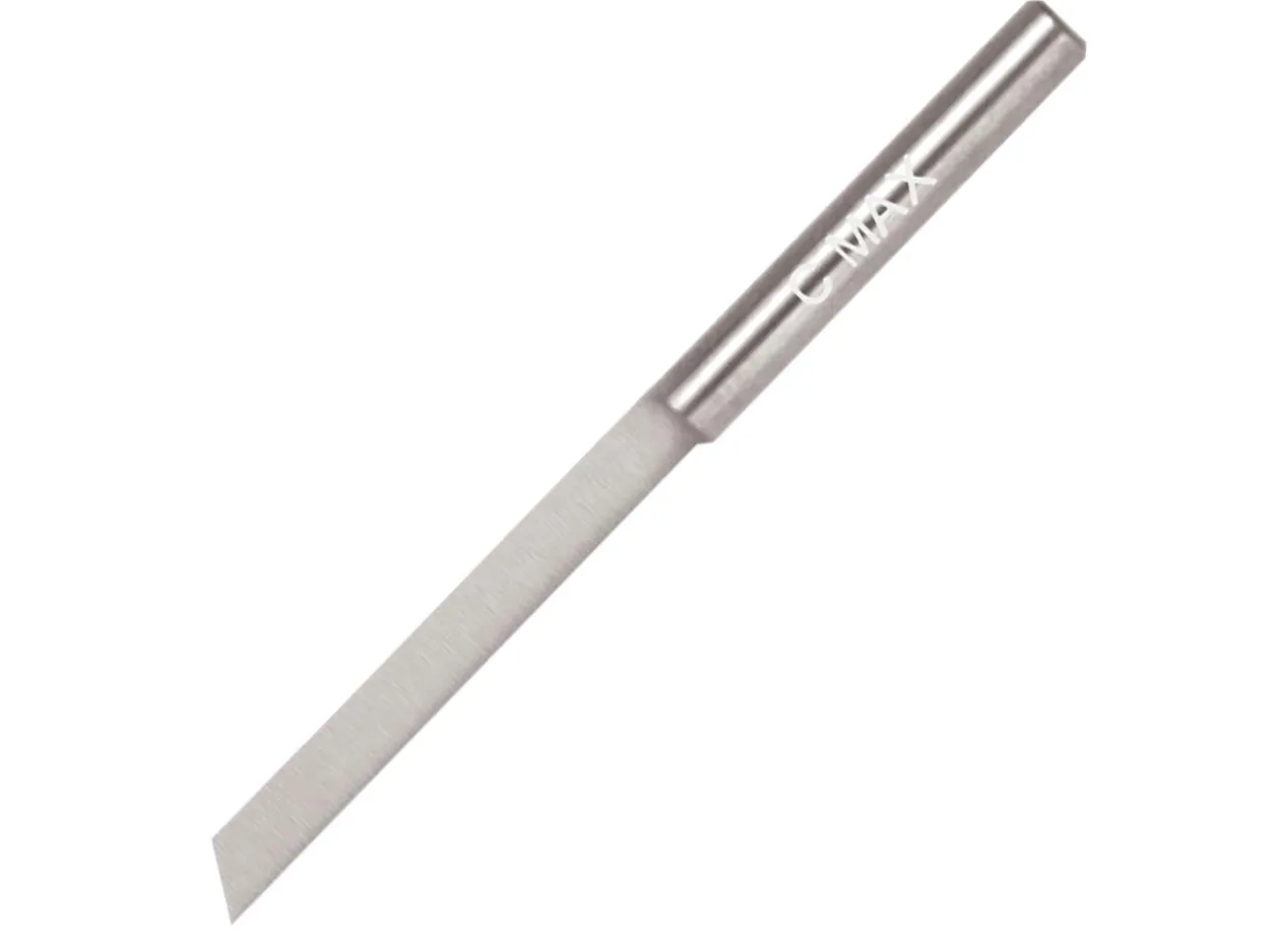 GRS® C-Max Carbide Tapered Round Graver 0.8mm Tool Point Width