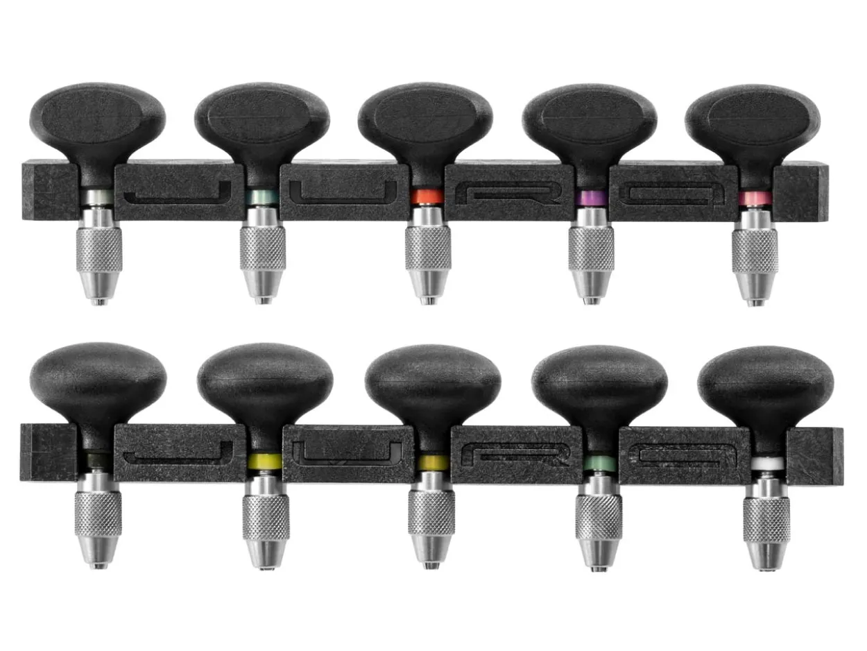 GRS® Hand Chucks, Round And Stub Head, Set Of 10