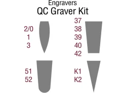 GRS® Quick Change Engravers Assorted Graver Set