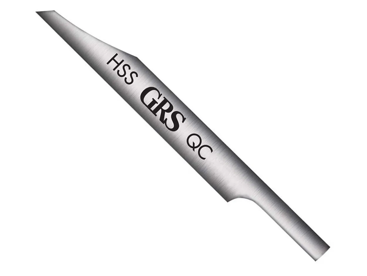 GRS® Quick Change HSS Onglette Graver 2.16mm Tool Point Width