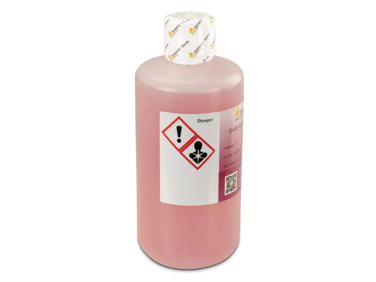Hard Gold Plating Solution 1l, 3g Au/l Gp204