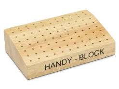 Hardwood Angled Burr Holder, 88 Holes