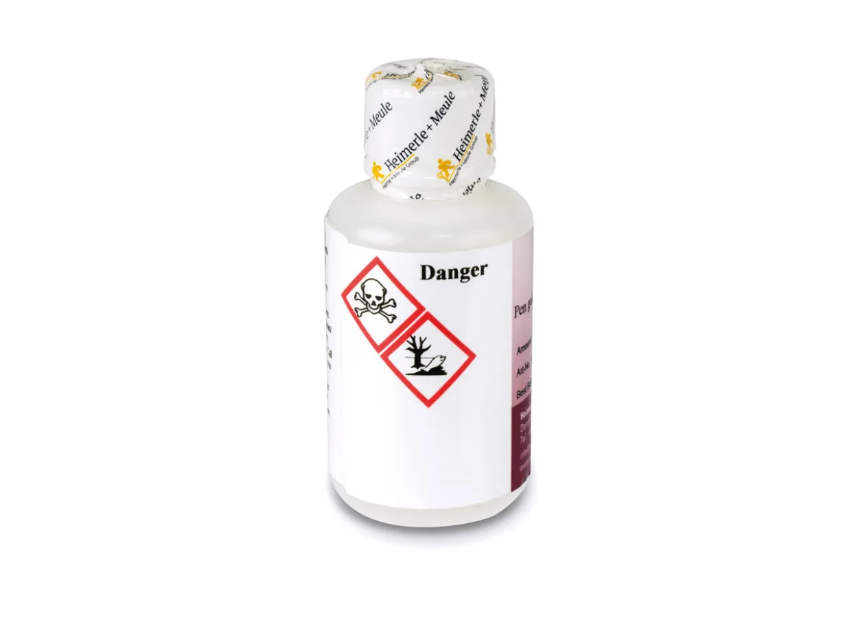 Heimerle + Meule Gold Pen Plating Solution 204-s Yellow 30ml Un1935