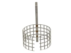 Heimerle + Meule Stainless Steel Round Anode, For Junior 500 Plating Unit