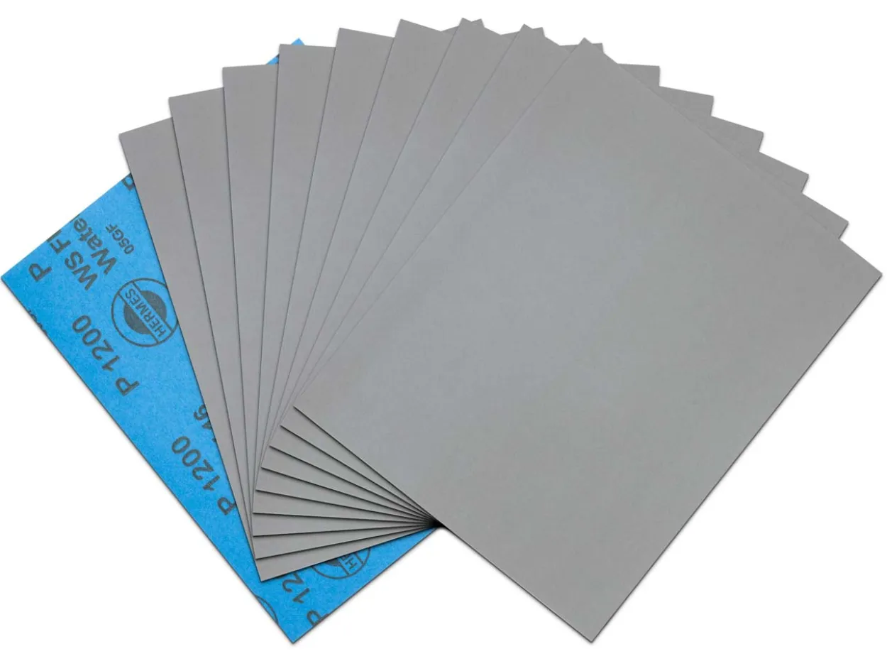 Hermes WS FLEX Wet And Dry Paper, 1200 Grit, Pack of 10