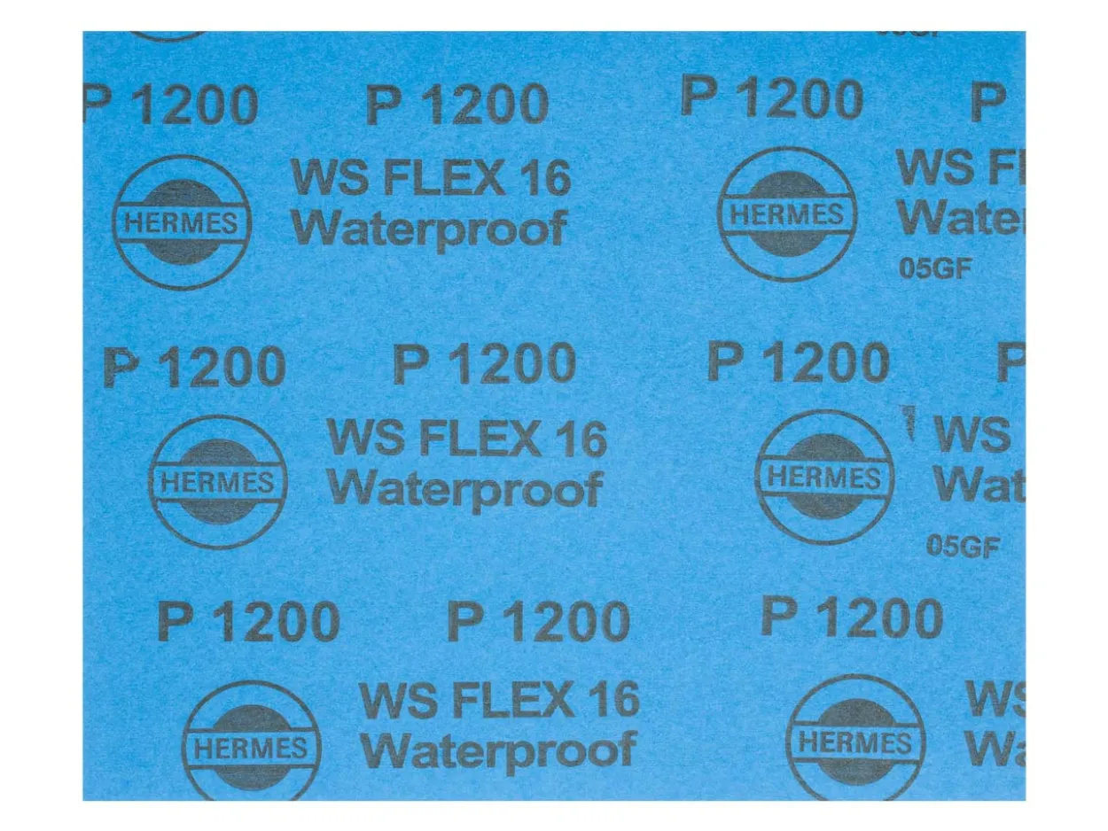 Hermes WS FLEX Wet And Dry Paper, 1200 Grit, Pack of 10