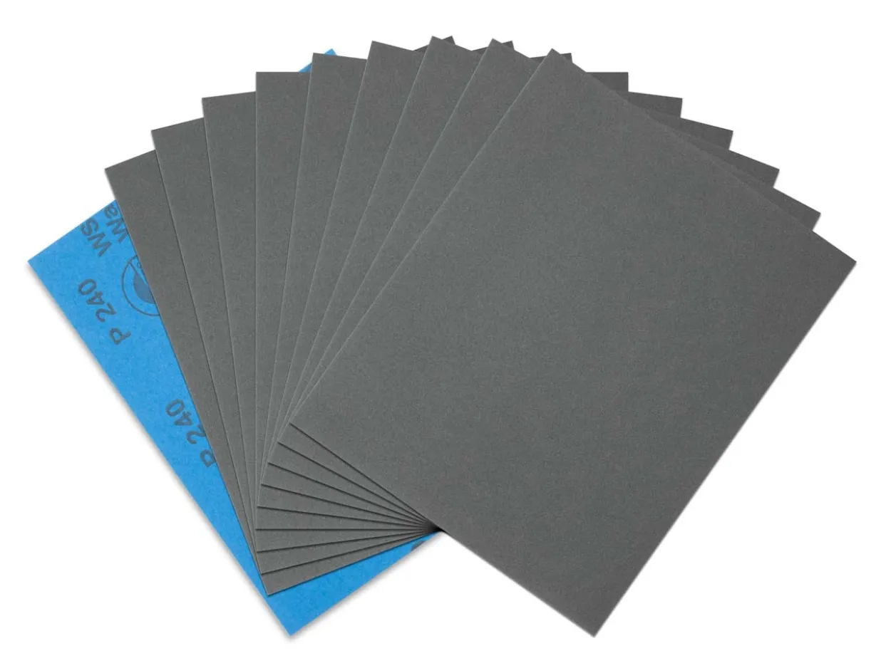 Hermes WS FLEX Wet And Dry Paper, 240 Grit, Pack of 10