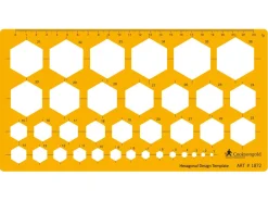 Hexagon Template, 3mm To 42mm Diameters