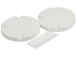 Honeycomb Soldering Board Round Large Hole, Pack of 2 With 20 Ceramic Pins