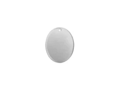 ImpressArt Aluminium Oval 10x6mm Stamping Blank Pack of 20 Pierced Hole