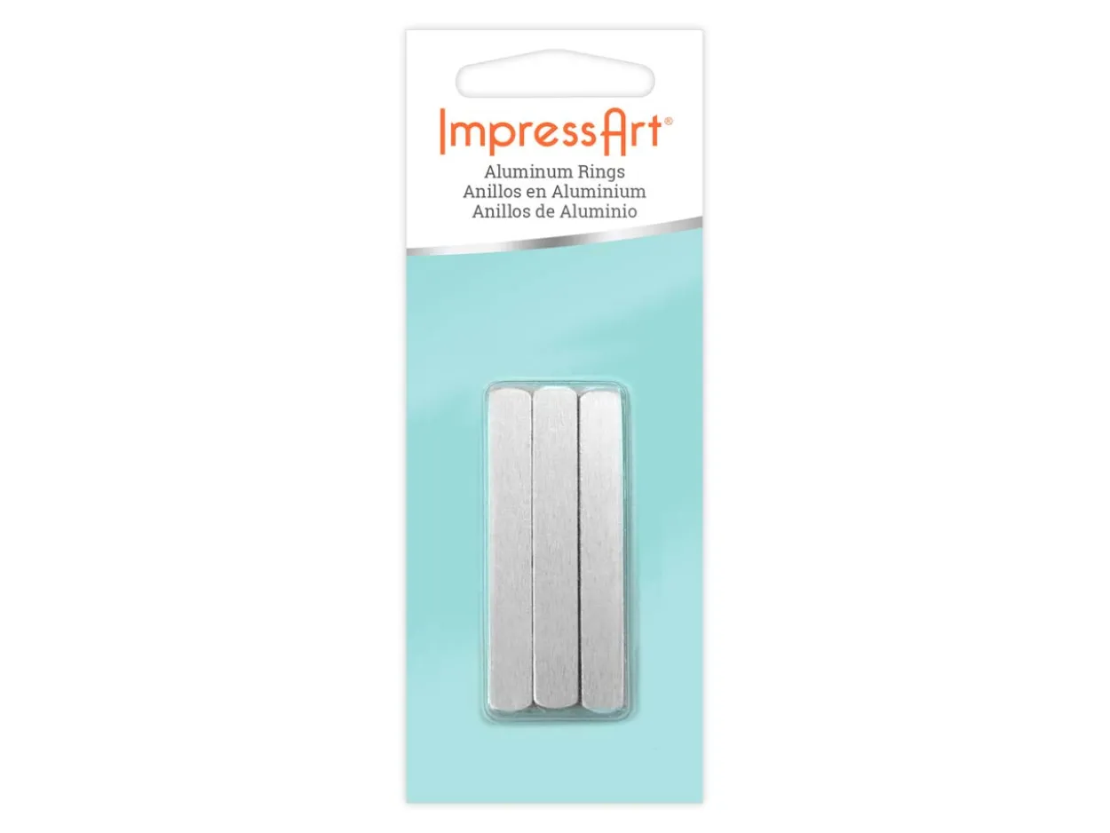 ImpressArt Aluminium Ring 6x51mm Stamping Blank Pack of 11