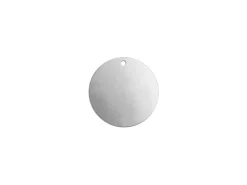 ImpressArt Aluminium Round Disc 12mm Stamping Blank Pack of 20 Pierced Holed