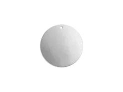 ImpressArt Aluminium Round Disc 19mm Stamping Blank Pack of 15 Pierced Hole