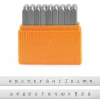 ImpressArt Basic Bridgette Letter Stamp Set Uppercase 3mm